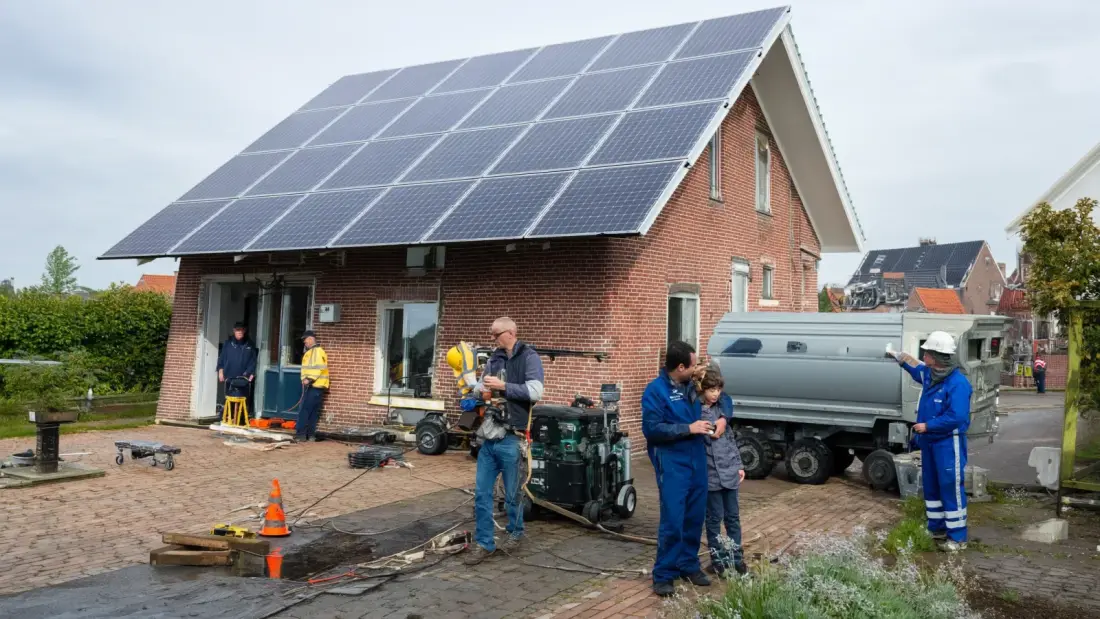 Aggregaat huren bouwlocatie Utrecht: zonnepanelen